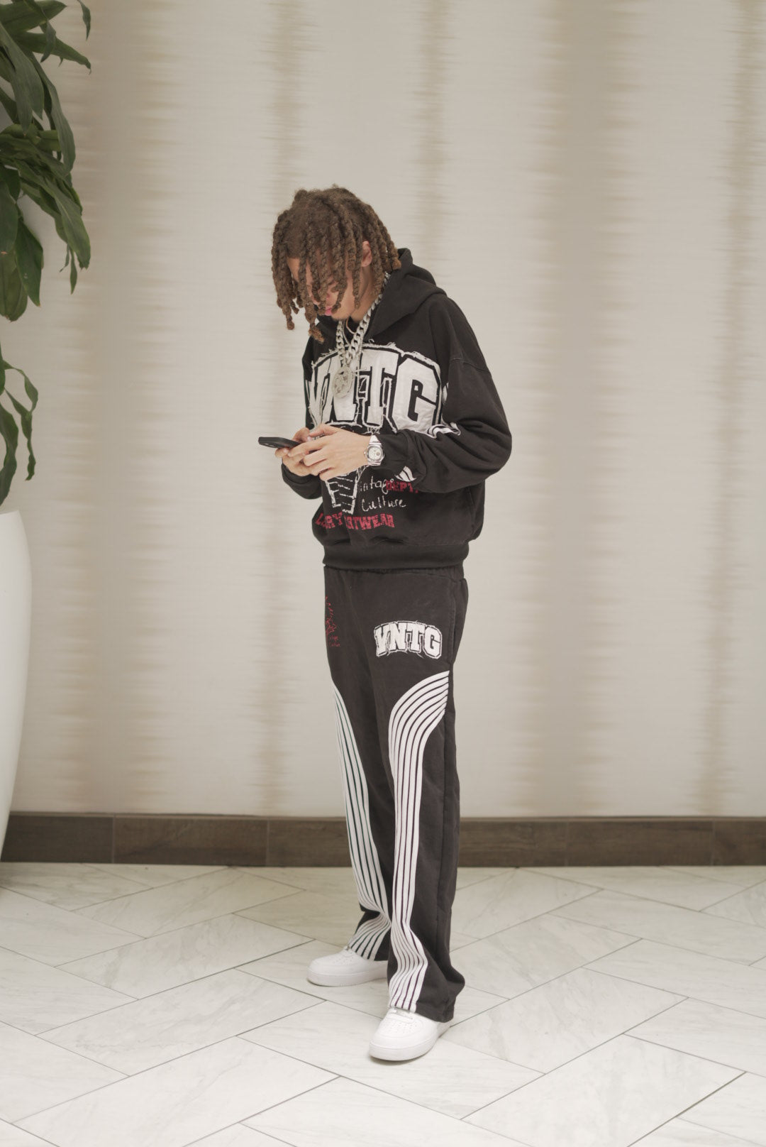 Wide-stripe Sweatsuits